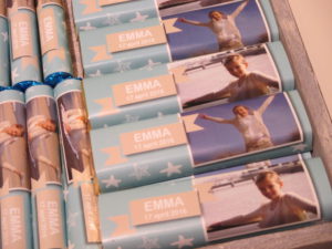 Communiebedankjes in strand thema voor Emma