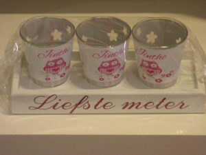 Doopsuiker fuchsia met uiltje